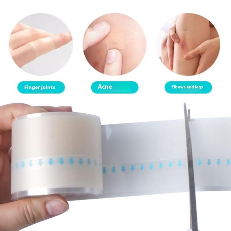 For Effective Wound Care Extra Thin Soft Waterproof Self-Adhesive Scar Cover Tape 1 Roll Hydrocolloid Band Aid Dressings