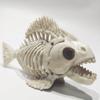 Creative Scary Halloween Bats Skeleton Snake Cat Halloween Animal Skeleton House Lizard Frog Skeleton Model Garden Yard