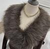 Millennial Hot Girl Fur Patchwork V-Neck Long Sleeve Slimming Top 23326