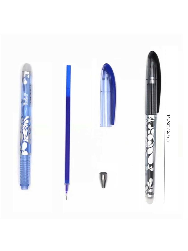85 Pcs/Set Kawaii Erasable Pens Refill 0.5mm Gel Pen Gel Ink Stationery School Writing Supplies for Notebook Office Student