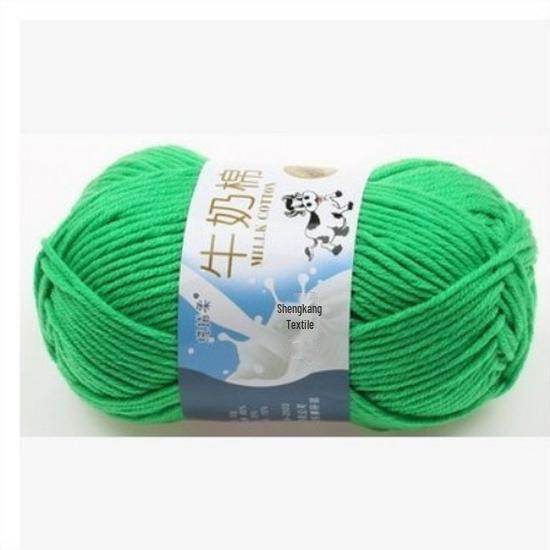 Milk Cotton Yarn Set for DIY Projects: Scarf, Crochet Slippers, Hand-Woven Bags