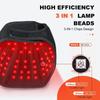 Dual-Band LED Red Light Helmet for Hair Growth and Scalp Nourishment