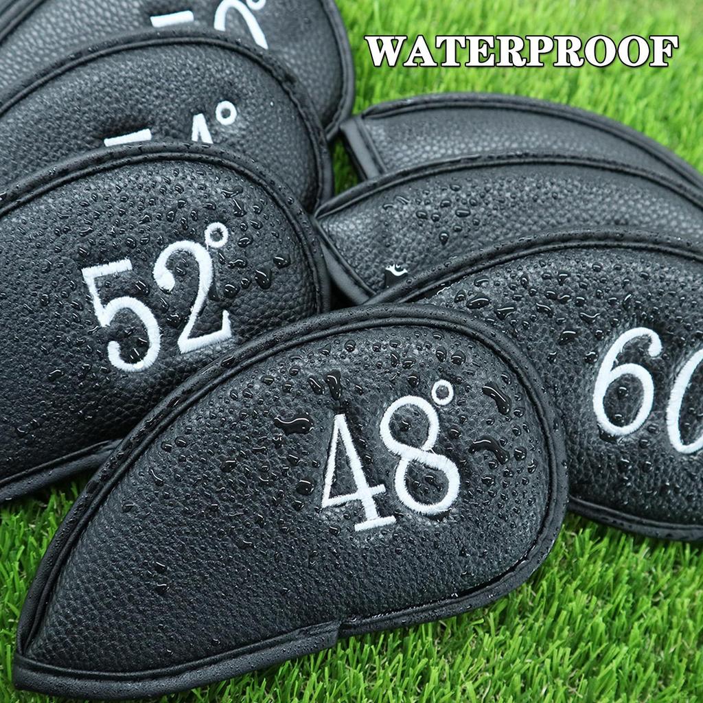 Pokrowce na kije golfowe Etui 8 1 Zestaw Odporny Rękaw na klina Zmywalne Akcesoria Mocne Zamknięcie Lekkie