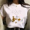 Disney Winnie The Pooh T-Shirt Cartoon Graphic T Shirts Women's Short Sleeve Summer Casual Tops T-shirt Aesthetic Harajuku Tees