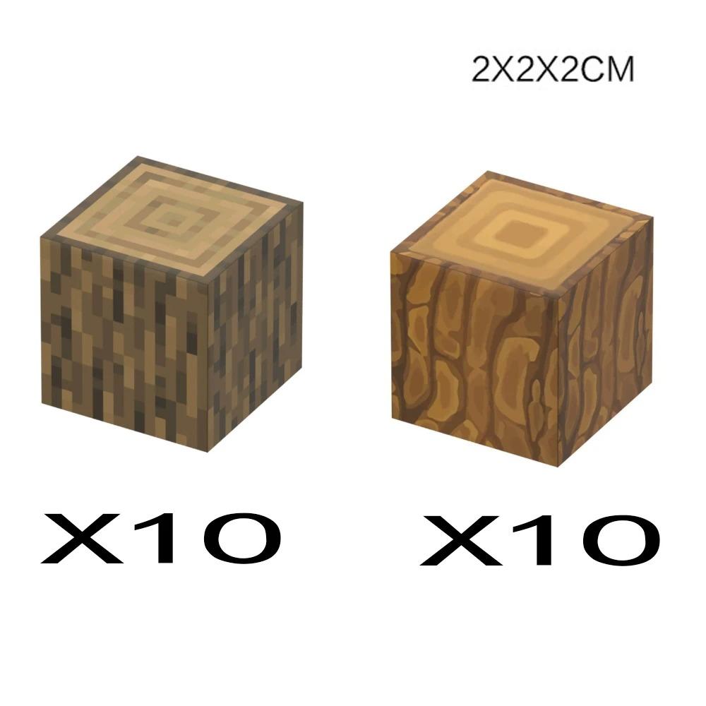 Animal Wheat Block Scene Building Mine World Magnetic Base Plate Magnetic Building Block Toys Children's Toys Gift DIY 2CM X045