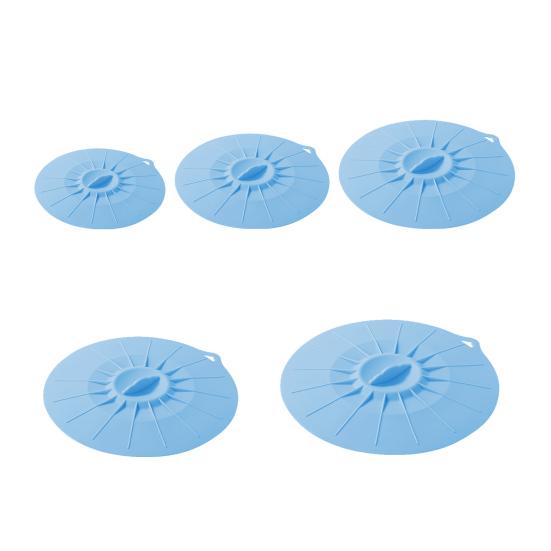 

Набор из 5 силиконовых крышек для мисок, кастрюль, безопасных для использования в микроволновой печи, многоразмерных герметичных крышек для контейнеров с отверстиями для подвешивания