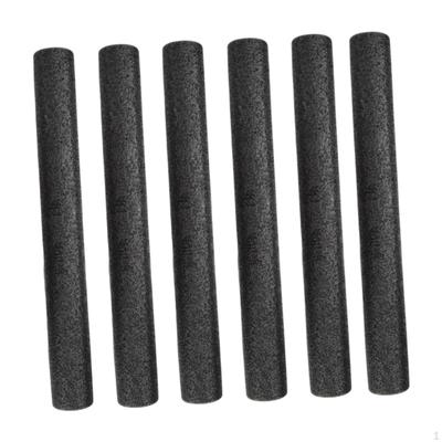 6x Trampoline Pole Foam Sleeves,Foam Covers,Protective Sleeves,Black Portable Replacement