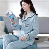 Women's Coral Fleece Pajamas - Thick, Warm Flannel for Autumn & Winter; Cute and Outdoor-Friendly Home Wear