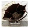 2023 Retro Textured Large Capacity Casual Shoulder Tote Handbag for Women