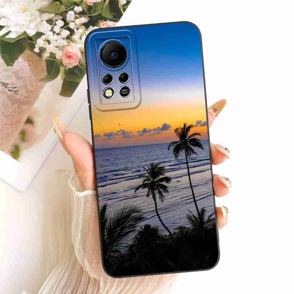 For Infinix Hot 11s NFC Case Beautiful Butterfly Flower Back Cover For Infinix Hot 11 S 11s NFC 11SNFC Protection Cases Funda
