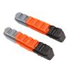 1 Pair Bike Brake Pads Wear Resistant Rubber 3 Color Brake Pads Blocks for Road Bikes Mountain