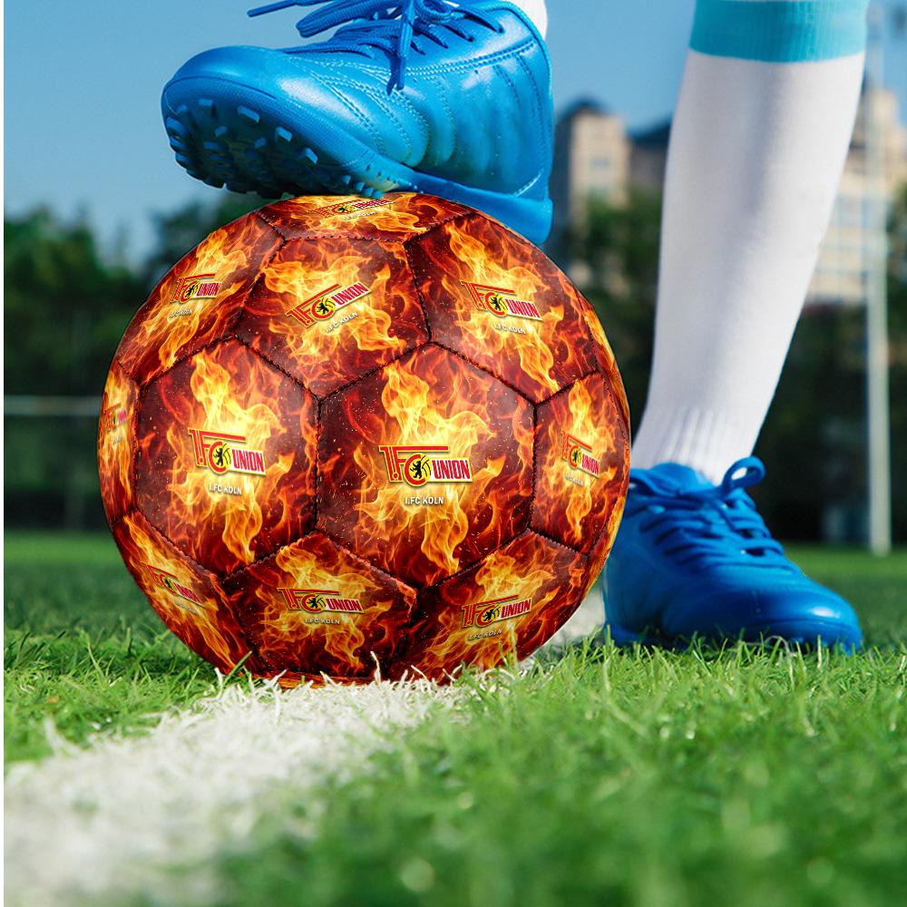 Pallone da Calcio Union Berlin FC Taglia 5 Standard Durevole per Allenamento Partita Sport all'Aperto per Adulti