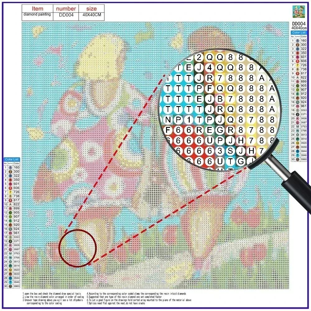 Sanrio Hello Kitty Cartoon Diamond Drawing Kit 5D DIY Diamond Embroidery Cross Embroidery Handmade Art Gift Home Decoration
