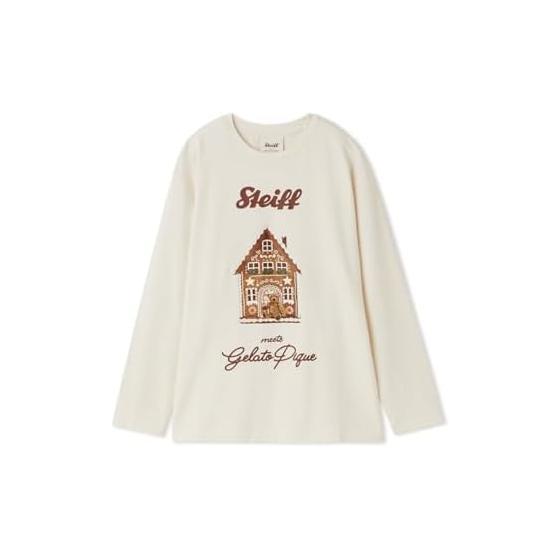 [Gelato Pique] [Steiff] One Point Long T-shirt PWCT255272 Women s