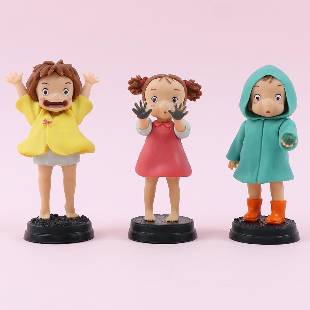 Entzückendes Ponyo und Sosuke Niedliches Figurenset Sammlerstück PVC Schreibtischdeko Geschenk für Frauen