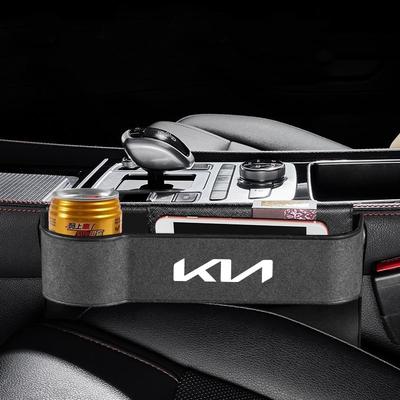 Car Storage Box Seat Gap Filler Storage Bag Cup Holder For KN K3 K5 Sportage Rio Sorento Picanto Ceed RIO 2 3 4 Accessories Lqrd40