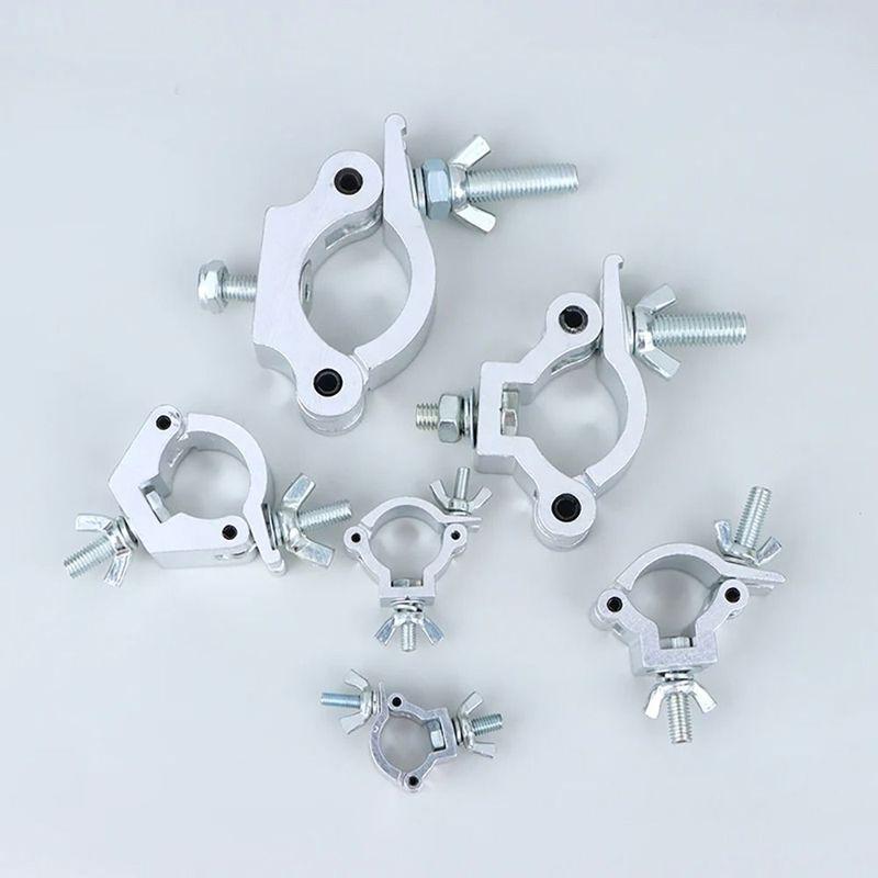

1Pcs Aluminum Alloy Stage Lights Truss Clamp Quick Release Clip Bracket DJ Light Clamps Silver 18-21mm 38-52mm Lamp Hanger Hooks 18-21mm