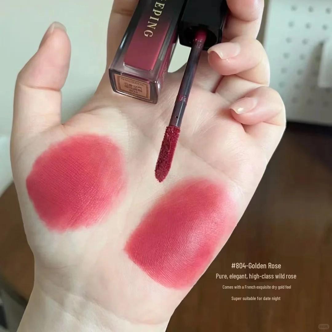 Mao Ge P Feather Soft Matte Lip Glaze - Moisturizing, Long-lasting & Non-drying Lipstick 1.5ml