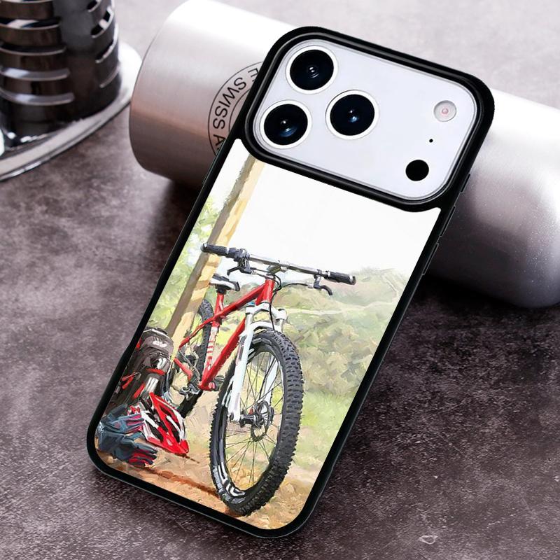 Mountain Biking MTB Phone Case for iPhone 17 16 15 Pro Max Air 14 13 12 11 Plus Shockproof Capa Cover
