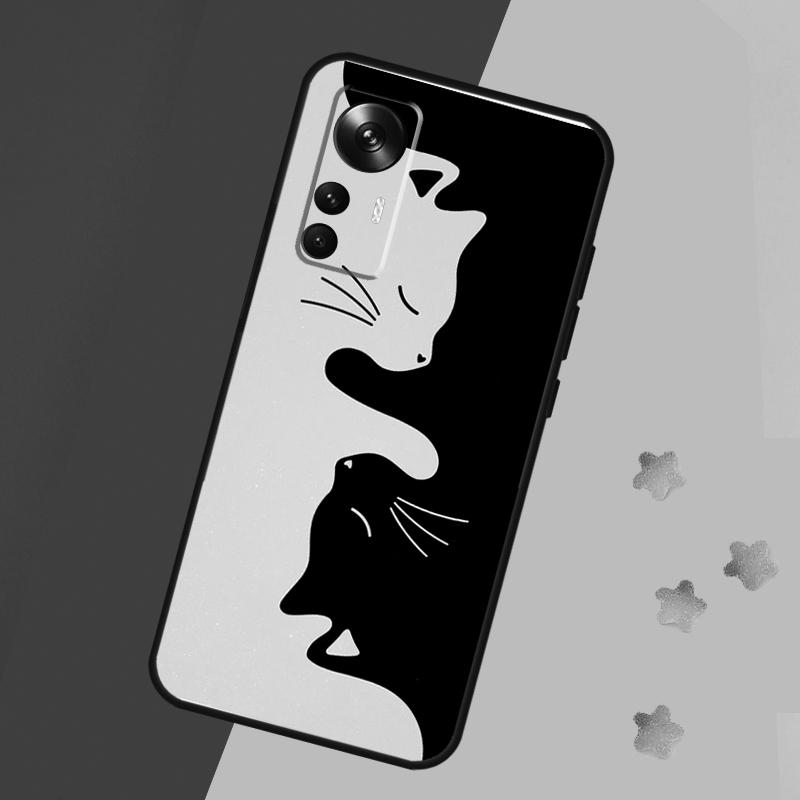 Black Cats Ink Cute Pet Witch Art Case For Xiaomi 15 14 13 Ultra 11T 12T 13T 14T Pro Cover For POCO X7 X6 X3 X5 F5 F6 F7 Pro