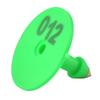 1 100 Number Round Plastic Livestock Ear Tag Animal Tag for Goat Sheep Pig (Green)