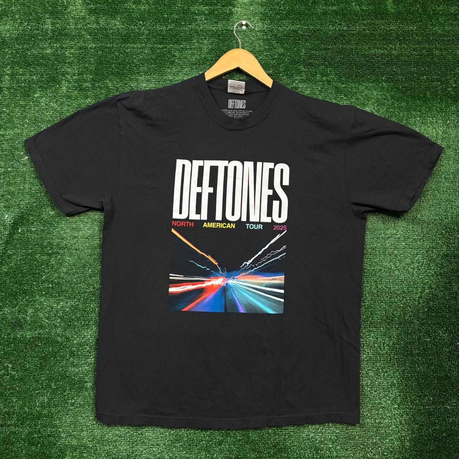 Deftones North American Tour Nu Metal Band T-shirt Size Extra Large S