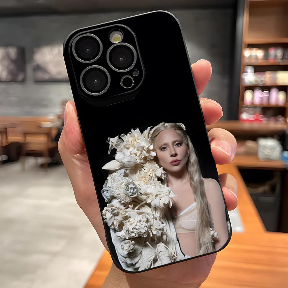 

Чехол для телефона L-Lady G-Gaga Для IPhone 17 Pro Max 15 Pro 16 14 Plus 12 13 Mini 11 Pro Ударопрочный Мягкий Чехол iPhone16ProMax