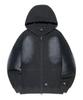 Lee Damaged Waffle Dyed Zip-Up Hoodie Black