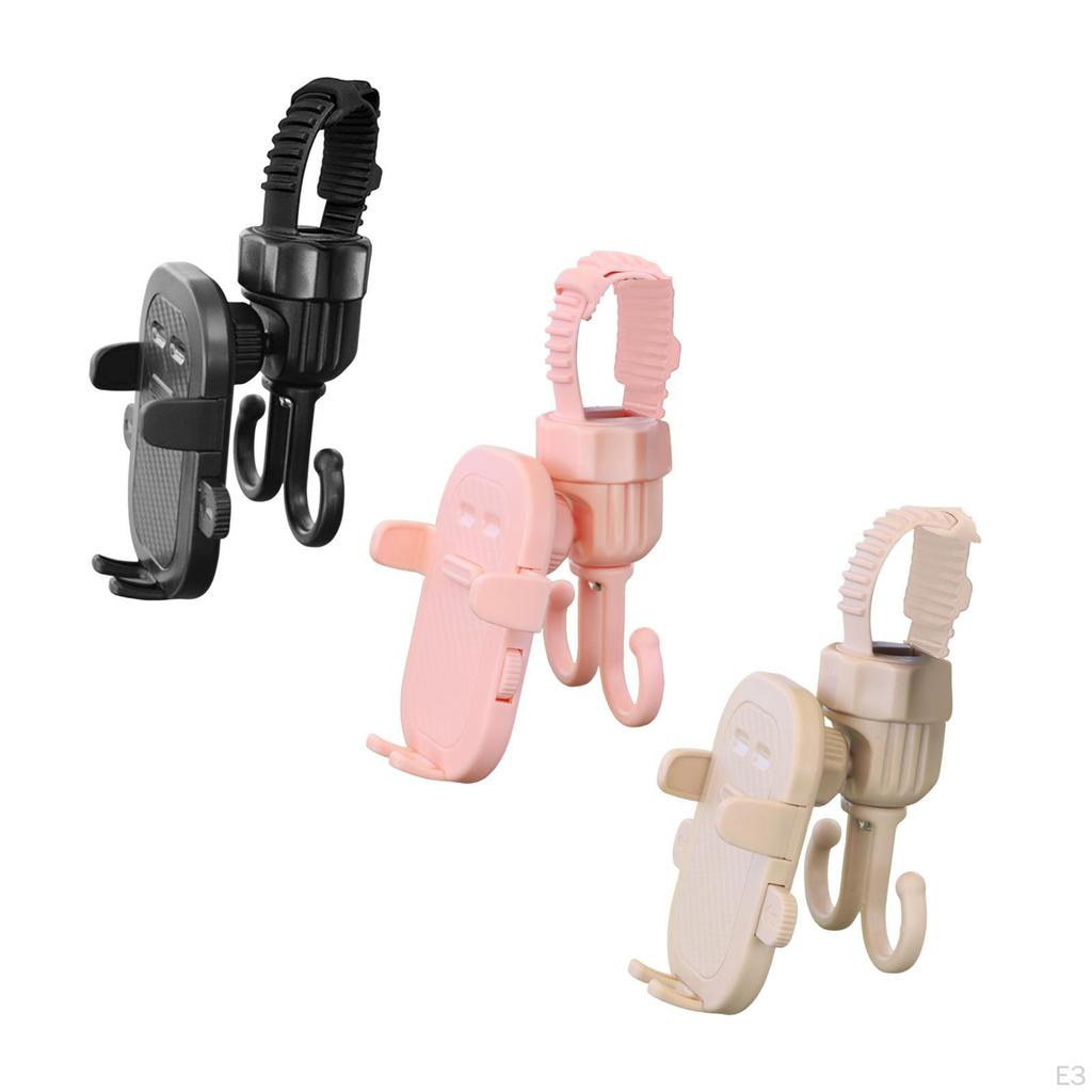 Phone Holder with Stable Design, Storage Hook for Carrying Bags And Accessories