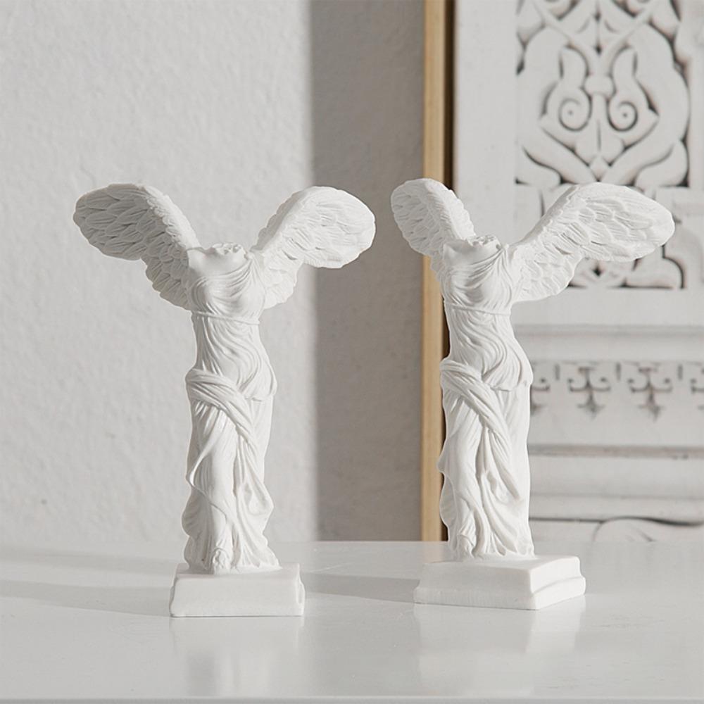 Victory Goddess Statue European Angel Character Decoration Indoor Home Living Room Office Desktop Decoration