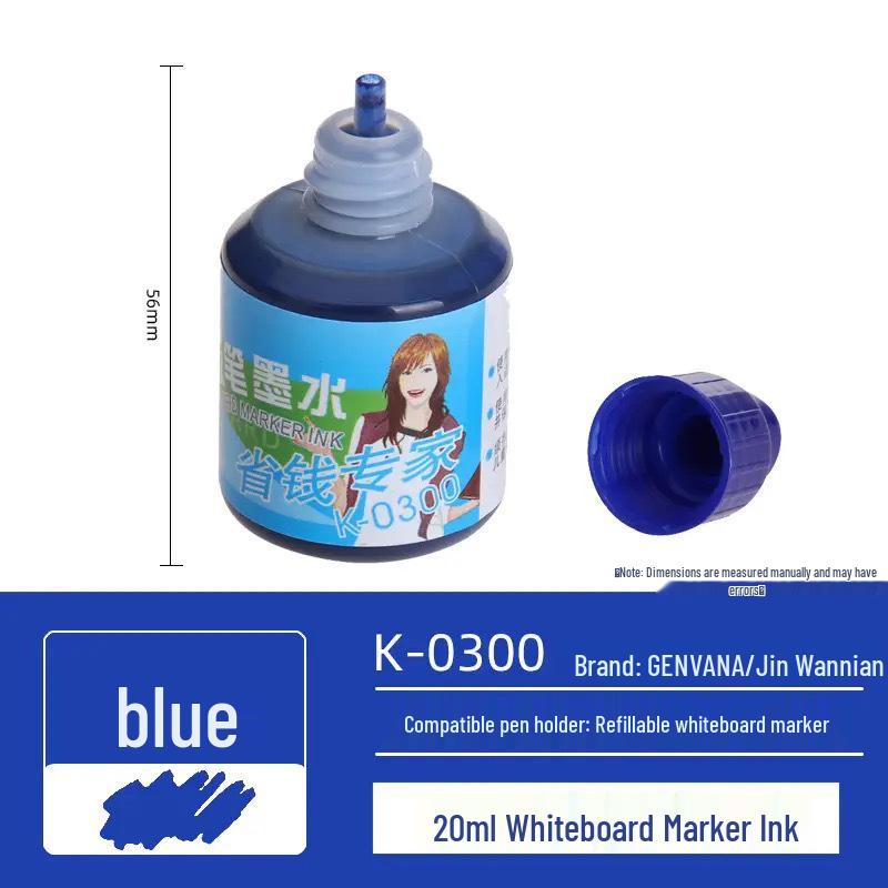 Jin Wannian Erasable 5mm Round Tip Refillable Whiteboard Marker