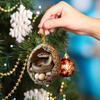 Christmas Ornament Acrylic Animal Egg Tree Pendant 2D Chicken Duck Turtle Eggshell Farm Decorations Holiday Gift for Family Friends