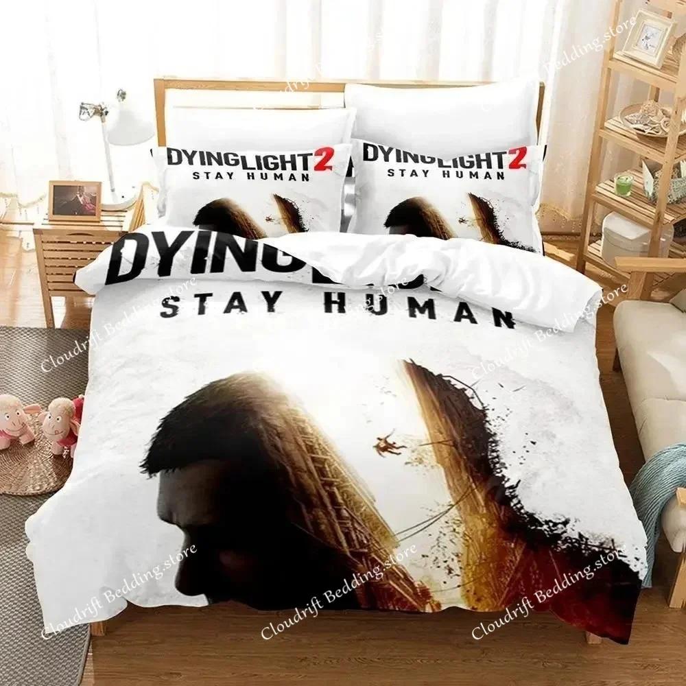 New DYING LIGHT 2 Bedding Set Single Twin Full Queen King Size Bed Set Adult Kid Bedroom Duvet cover Sets 3D Print Game Anime026