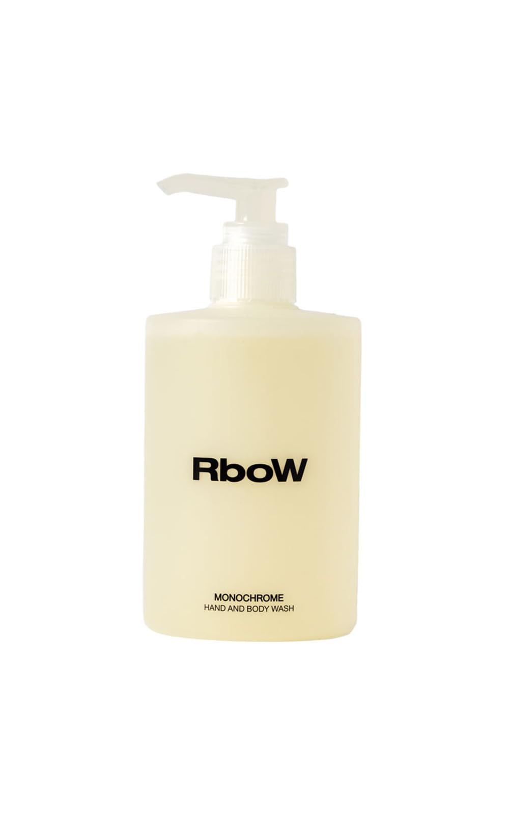 RboW Body Soap MONOCHROME Moisturizing 300mL Moisturizing, for dry skin, leaves skin feeling soft and supple, adds shine, Korean style, floral, woody