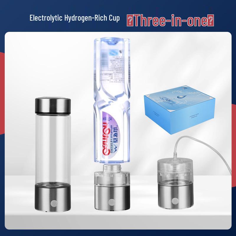 Japanese Hydrogen-Rich Water Cup with High Concentration & Hydrogen-Oxygen Separation Electrolysis - Compact Hydrogen Inhalation Device