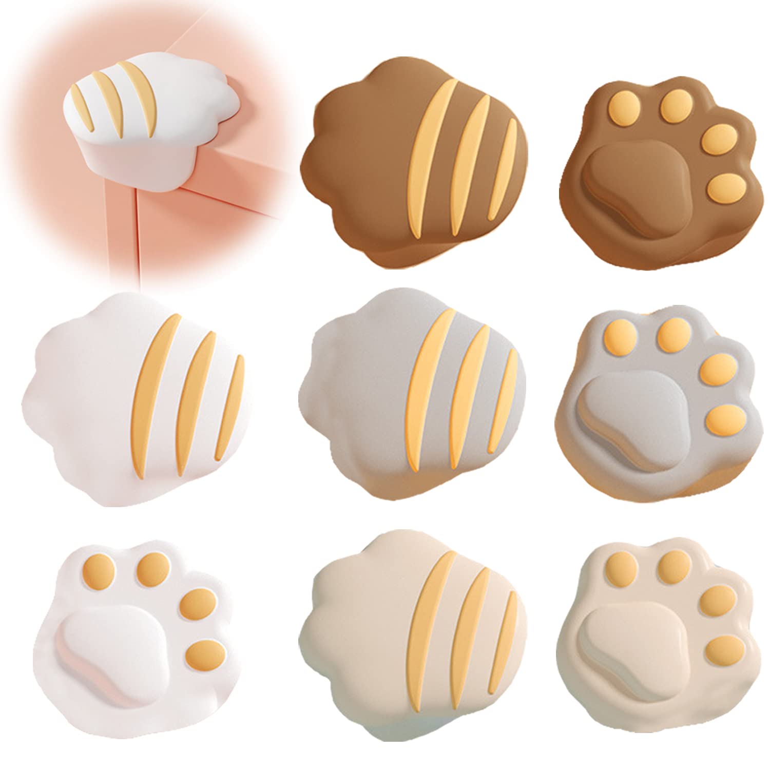 

RICISUNG Corner Corner Cute Baby Baby Crib Corner Baby Table Furniture Corner Strong Prevents Injuries for Children and the Shock Earthquake Suitable