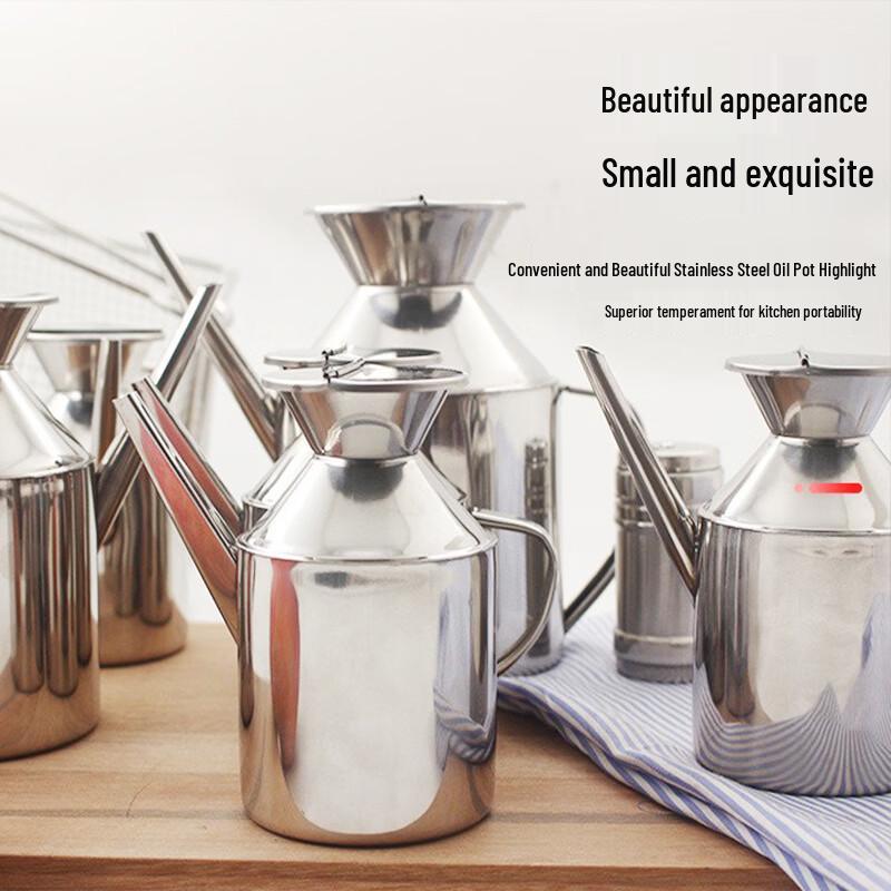 Thickened Stainless Steel Oil Dispenser Set