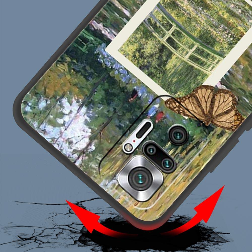 Claude Monet Art Phone Case For Xiaomi Redmi Note 14 13 5G 10 11 12 Pro Plus 4G 14C 13C 12C 10C Black Cover