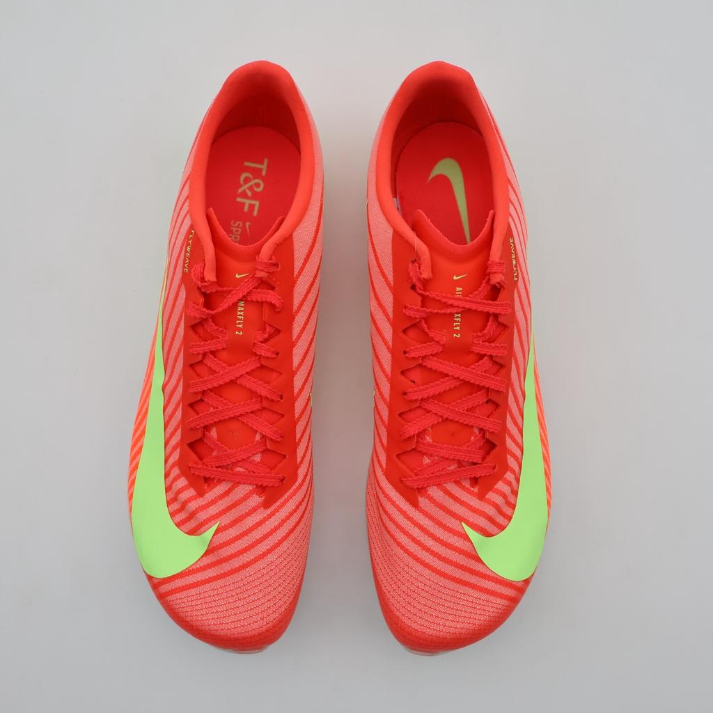 FD8395-600 Nike Maxfly 2 Bright Crimson Lime Blast Mint Foam Washed Coral (Men's