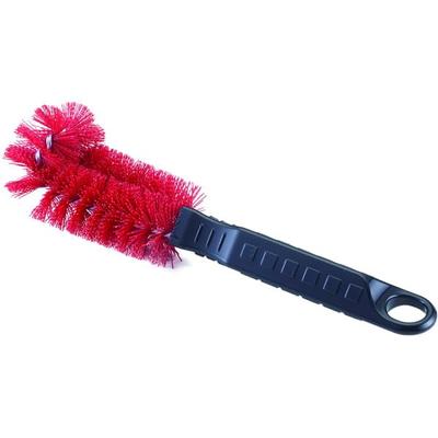Three Snow Tebo Brush 28cm Red Brush for Ramen Tebo Prevents Foreign Matter Commercial Use Tsubame Sanjo Made In Japan Three Snow Shinetsu Works 31902