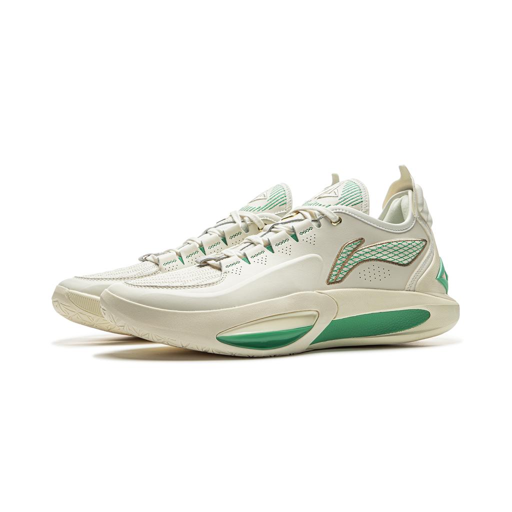 New LiNing JB3 Anti Roll Over Coverage Low Top Basketball Shoes Men's Ivory ABAU107-2