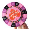 Mini Wheel of Love Wheel of Fortune with 17 Ways for Playing Games Portable Party Game Gift Set