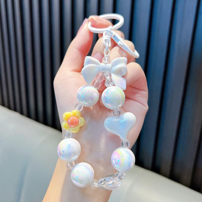Fresh Mobile Phone Lanyard Wrist Strap Women'S Hand-Held Chain Short -Lost Cell Phone Case Cute Lanyard Key Pendant Bag Charm