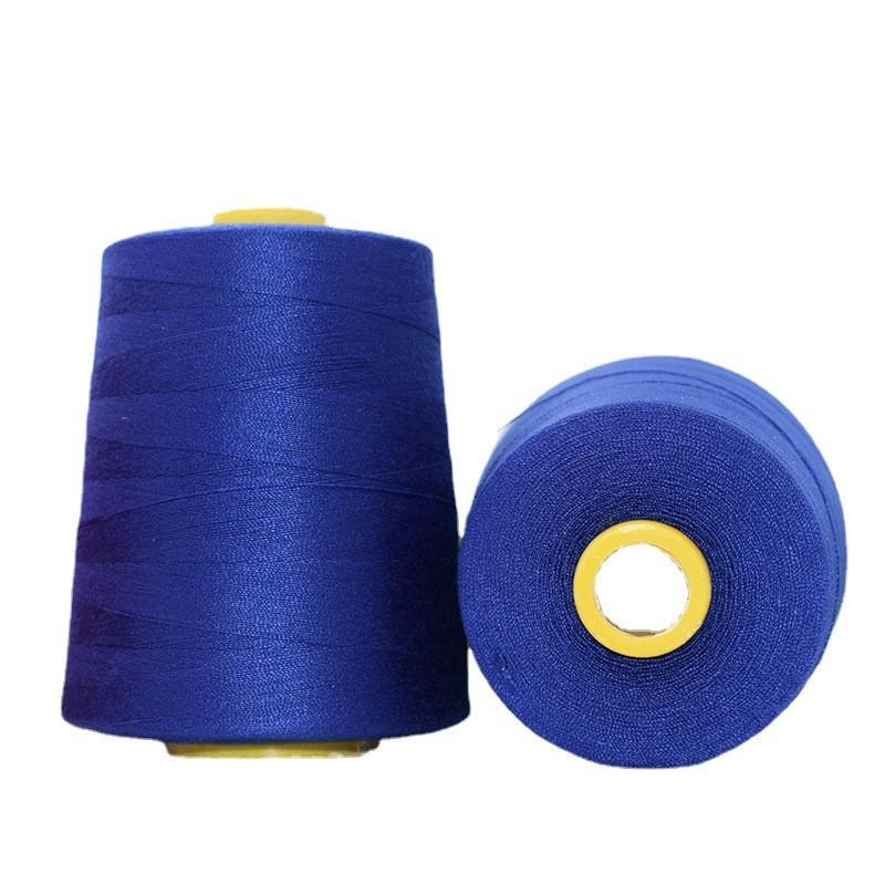 High-Speed 8000-Yard Black & White Sewing Thread - 402 Flat Pagoda Thread for Clothing