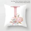 45X45Cm Pink Letter Cushion Pillowcase Decorative Sofa 40X40Cm Pillow Cases Autumn Decoration