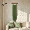 Gradient Tapestry for Bedroom Boho Wall Hanging Decor Hand Woven Cotton Tassel Tapestry Minimalist Fiber Art Color Fringe Decor Living Room