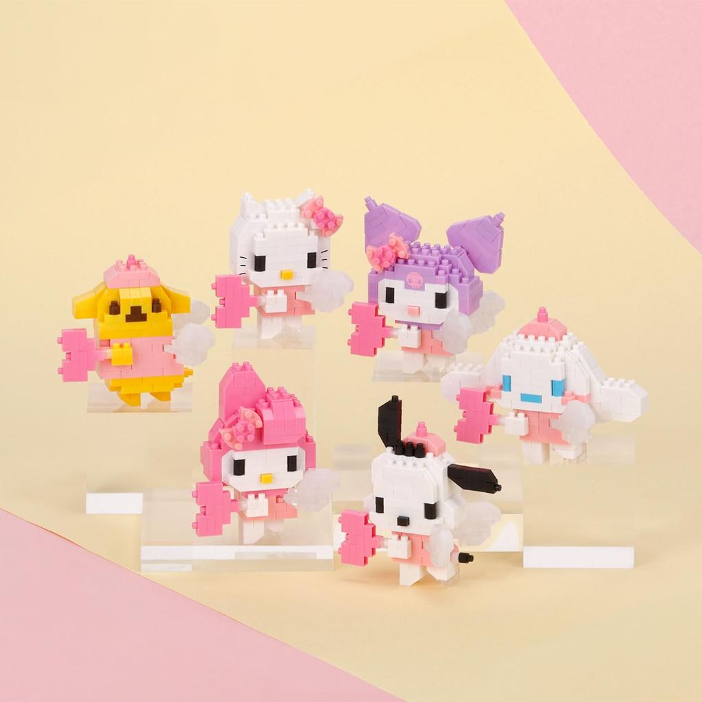 Kawada Nanoblock My Melody Dreaming Angel 3 x x 18 cm Ages 12 and up Interior Decor Hobby NBCC_275 10.5 NBCC_275