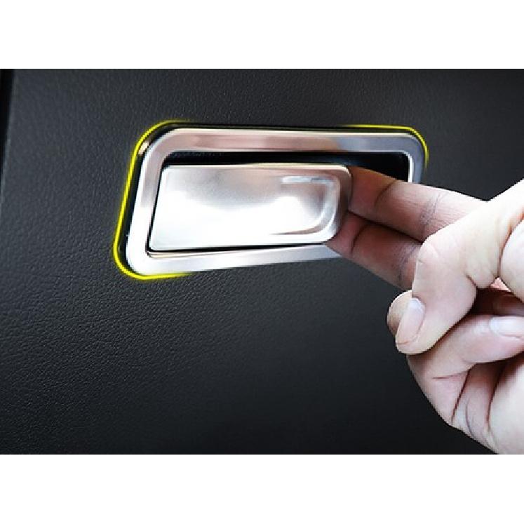 For Benz GLA W156 Silver Titanium Co-Pilot Storage Box Handle -22 Panel Trim