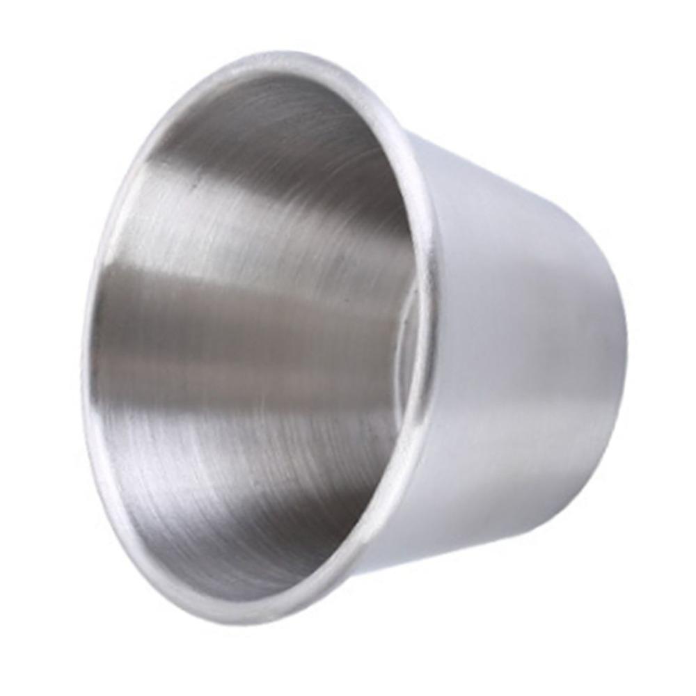 6 Pcs 70ml Stainless Steel Wine Glass Leakproof Stainless Steel Sauce Cups  Home Use