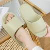 Mute Eva Home Bathroom Slippers Women Flat Heels Lightweight Non Slip Indoor Slides Woman Summer Soft Bottom Beach Flip Flops